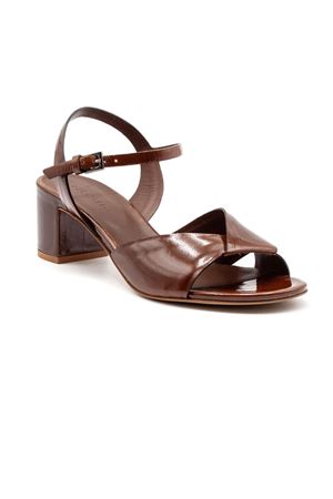 Sandalo in pelle marrone DEL CARLO | 12120VETROCAFFE